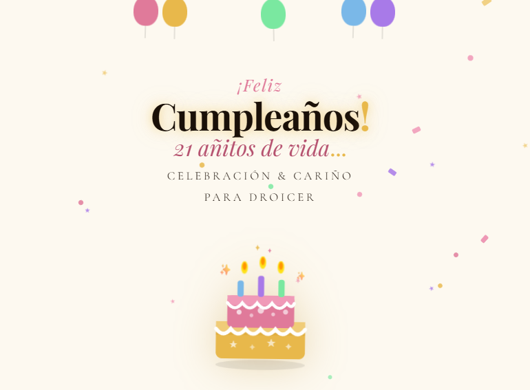 Pastel cumpleaños