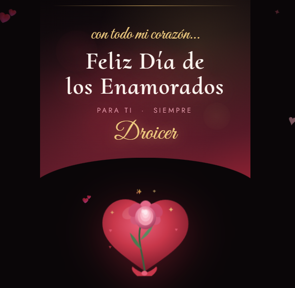 Feliz Día de los Enamorados